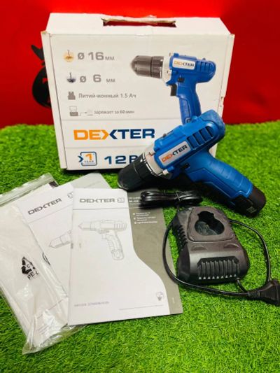 Лот: 20972829. Фото: 1. Дрель шуруповерт Dexter ml-cd62-120s... Электроинструмент