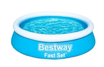 Лот: 20328117. Фото: 1. Бассейн надувной "Fast Set" BESTWAY... Бассейны, аксессуары и комплектующие