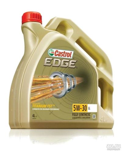 Лот: 10246422. Фото: 1. Castrol EDGE 5W-30 LL 4 литра. Масла, жидкости