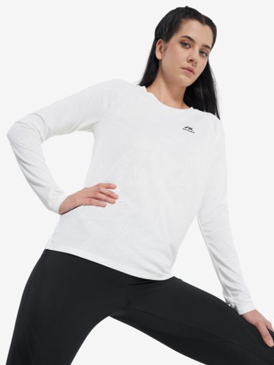 Лот: 25549436. Фото: 1. Лонгслив женский Athlex, Белый. Другое (спортивная одежда)