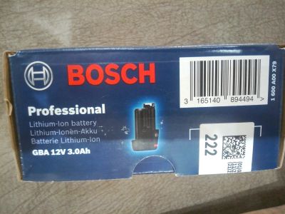 Лот: 19839148. Фото: 1. Батарея Bosch GBA 12V 3AH. Расходные материалы, сменные насадки