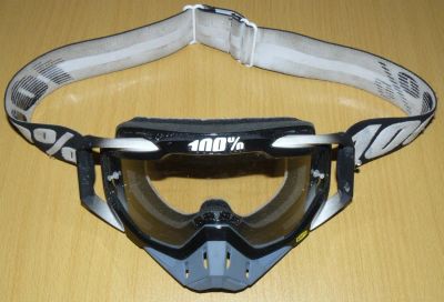 Лот: 5121801. Фото: 1. Очки 100% Racecraft Abyss Black-Clear. Аксессуары