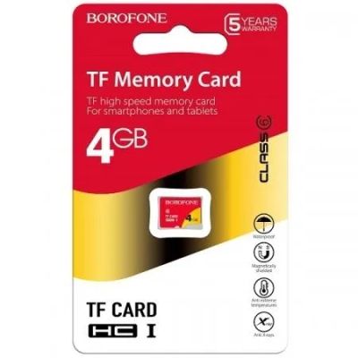 Лот: 25795641. Фото: 1. КАРТА ПАМЯТИ BOROFONE MICRO SDHC... Карты памяти