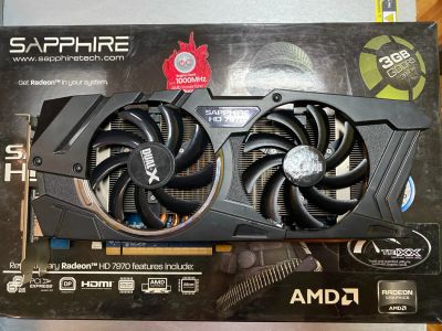 Лот: 17230410. Фото: 1. Видеокарта Sapphire HD7970 3Gb... Видеокарты