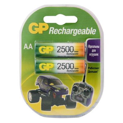Лот: 24572333. Фото: 1. Аккумуляторы GP АА (LR6), Ni-Mh... Батарейки, аккумуляторы, элементы питания