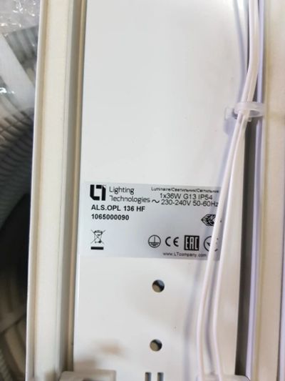 Лот: 11228970. Фото: 1. ALS.opl 136 hf 1*36 G13 IP54... Другое освещение