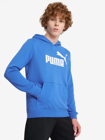 Лот: 25536409. Фото: 1. Худи для мальчиков PUMA Ess, Голубой. Другое (спортивная одежда)