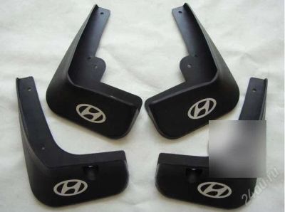 Лот: 1755246. Фото: 1. Комплект брызговиков на Hyundai... Кузов