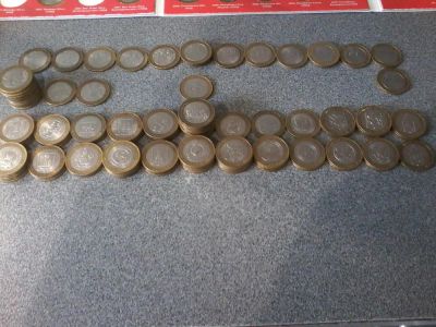 Лот: 7934358. Фото: 1. Десятки юбилейные биметалл 106... Россия после 1991 года
