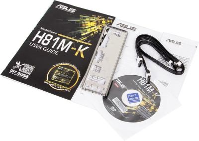 Лот: 11253181. Фото: 1. Asus H81M-k socket 1150. Материнские платы