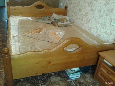 Лот: 7460051. Фото: 1. Кровать 2-х спальная из Ангарской... Кровати