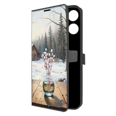 Лот: 25385435. Фото: 1. Чехол Krutoff Eco Book "Верба... Чехлы, бамперы