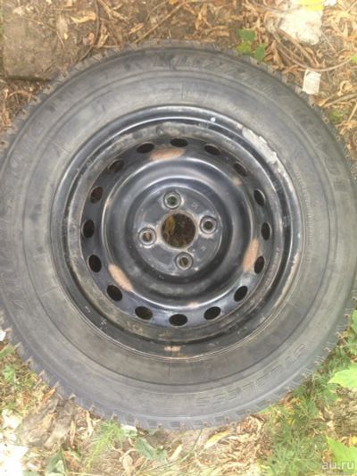 Лот: 10128553. Фото: 1. Резина зимняя легковая Bridgestone... Шины