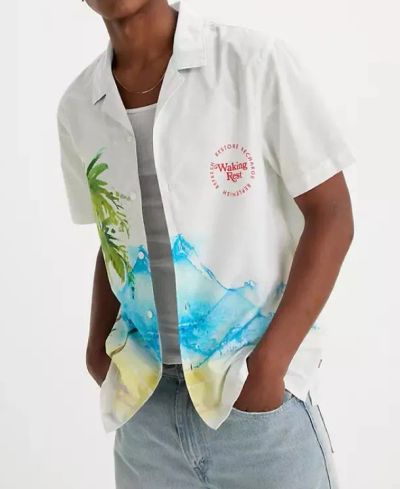 Лот: 23231195. Фото: 1. Мужская рубашка Levis Camisa Sunset... Рубашки, водолазки