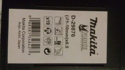 Лот: 16456035. Фото: 1. Набор свёрл Makita Force D - 29876... Наборы инструмента