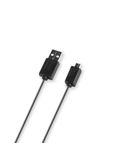 Лот: 9988523. Фото: 1. Кабель Deppa microUSB - USB черный... Дата-кабели, переходники