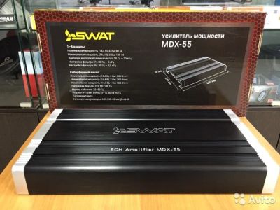 Лот: 11537371. Фото: 1. Усилитель SWAT MDX-55. Усилители