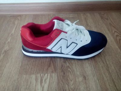 Лот: 5880699. Фото: 1. Кроссовки NewBalance 574(Red 41... Кеды, кроссовки, слипоны