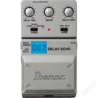 Лот: 2072131. Фото: 1. Ibanez DE7. примочка педаль delay... Гитарные эффекты и комбоусилители