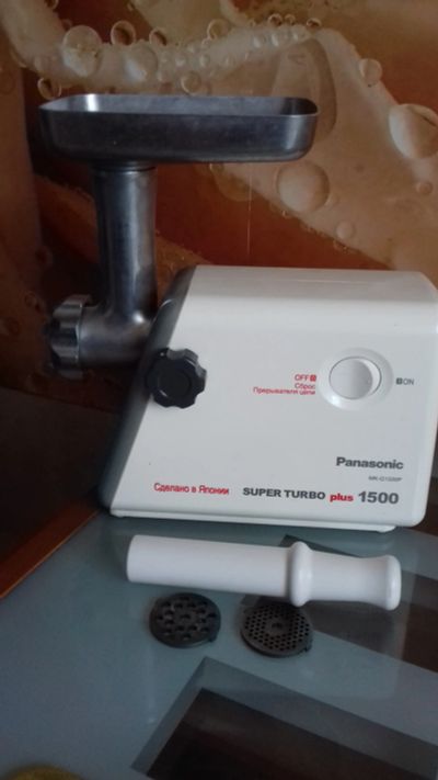 Лот: 11642798. Фото: 1. электрическая мясорубка Panasonic... Кухонная