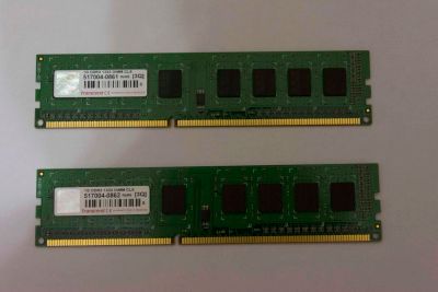 Лот: 8415374. Фото: 1. Transcend 1G DDR3 1333 DIMM CL9. Оперативная память