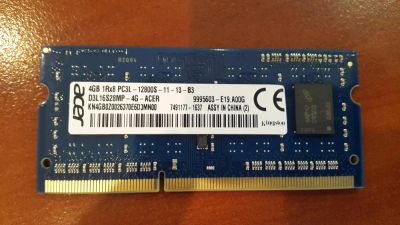 Лот: 9541612. Фото: 1. Память для ноута 4Gb SO DIMM DDR3... Оперативная память