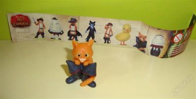 Лот: 2922953. Фото: 1. Кот в сапогах. Кот с сапогами. Игрушки