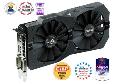 Лот: 11363303. Фото: 1. Видеокарта ASUS AMD Radeon RX... Видеокарты