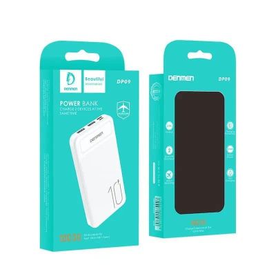 Лот: 22145809. Фото: 1. POWER BANK DENMEN DP09 10000 mAh... Внешние, портативные аккумуляторы для смартфонов (Power bank)