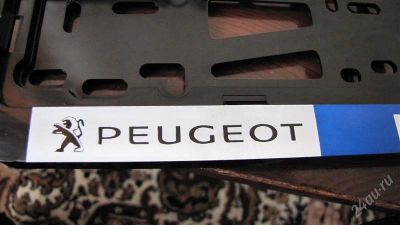 Лот: 2541441. Фото: 1. Рамки номера Peugeot Красноярск... Госномера