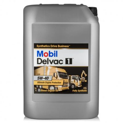 Лот: 20073243. Фото: 1. MOBIL Delvac 1 5w40 20 л (масло... Масла, жидкости