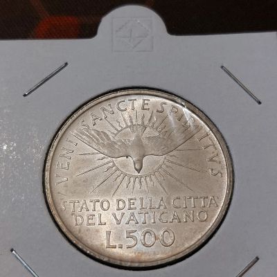 Лот: 20008627. Фото: 1. Ватикан 500 лир 1963 г. Европа
