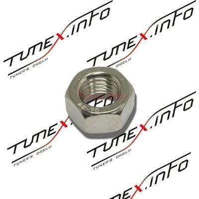 Лот: 20930223. Фото: 1. Гайка М10 x 1.5 оцинкованная. Расходные материалы