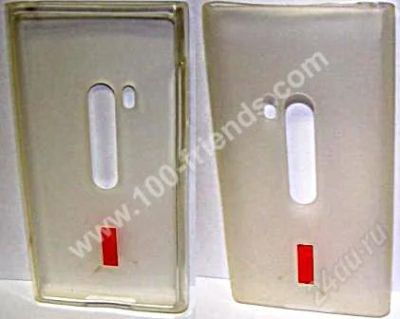 Лот: 1763361. Фото: 1. Кейс Nokia N9 (силикон) (белый... Чехлы, бамперы