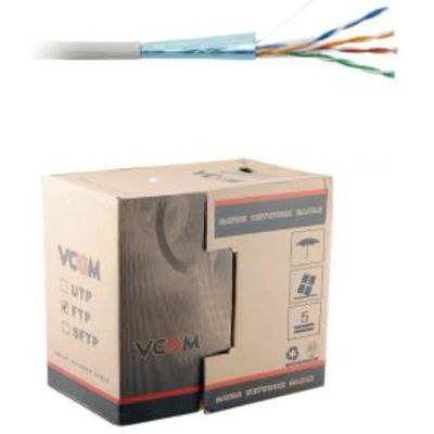 Лот: 3739489. Фото: 1. FTP-5Ecat 4pair CU PVC 4 парный... Видеонаблюдение