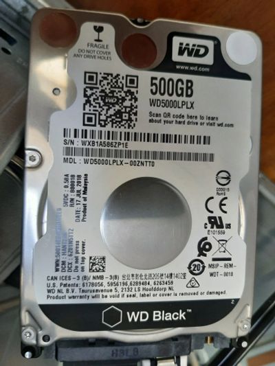 Лот: 19376111. Фото: 1. Жесткий диск WD Black WD5000LPLX... Жёсткие диски (HDD)