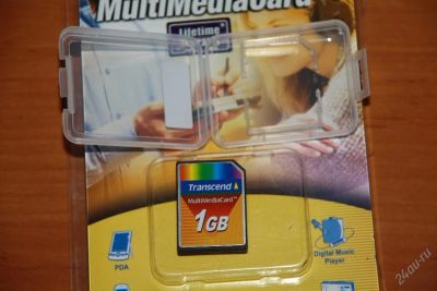 Лот: 91215. Фото: 1. флешка 1gb transcend multimediacard... USB-флеш карты