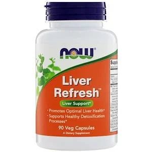 Лот: 18819833. Фото: 1. NOW Liver Refresh 90 капс. Спортивное питание, витамины