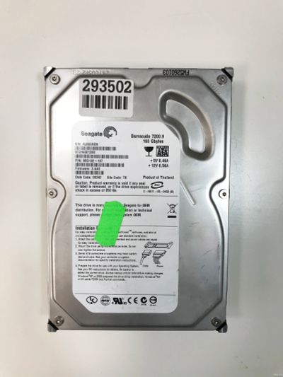 Лот: 13761266. Фото: 1. HDD SATA 160Gb Seagate (Б/У). Жёсткие диски (HDD)