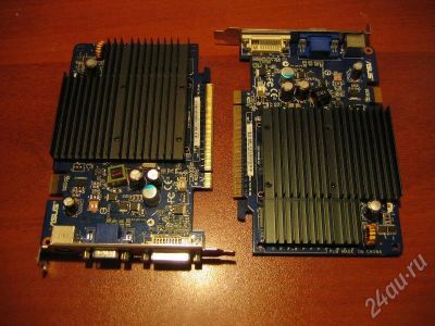 Лот: 174465. Фото: 1. Две GeForce8500GT 256Mb !только... Видеокарты