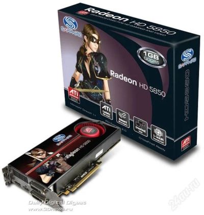Лот: 2418584. Фото: 1. radeon hd5850 sapphire. Видеокарты