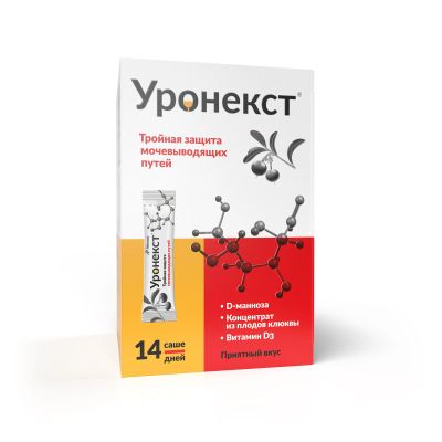 Лот: 23716578. Фото: 1. Уронекст порошок 2,6г пакет-саше... Лекарства