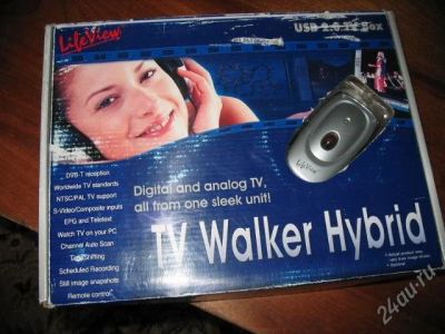 Лот: 3196604. Фото: 1. ТВ-тюнер USB LifeView TV Walker... ТВ-тюнеры и карты захвата