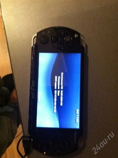 Лот: 865250. Фото: 1. PSP SLIM ломаная 5.71 ген черная. Игровые приставки, консоли