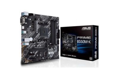 Лот: 20987630. Фото: 1. ASUS PRIME B550M-K Новая Гарантия... Материнские платы