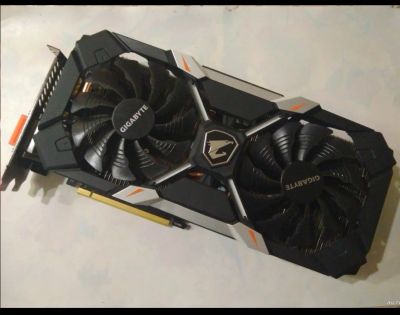Лот: 17002572. Фото: 1. Gigabyte aorus gtx 1060. Видеокарты
