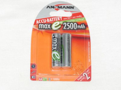 Лот: 8797711. Фото: 1. Аккумуляторы Ansmann AA Max E... Батарейки, аккумуляторы, элементы питания