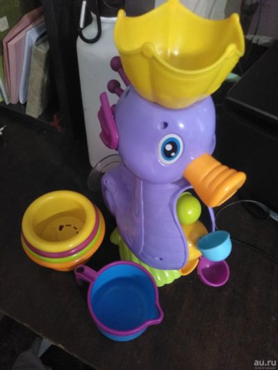 Лот: 17561649. Фото: 1. Игрушка для ванной Морской конёк. Развивающие