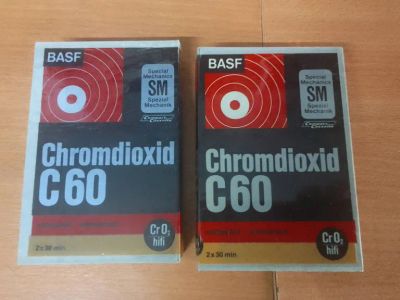 Лот: 21041397. Фото: 1. Кассеты Basf Chromdioxid C60. Аудиозаписи