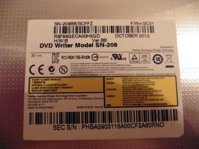 Лот: 6484472. Фото: 1. DVD-RW привод для ноутбука Samsung. Приводы CD, DVD, BR, FDD